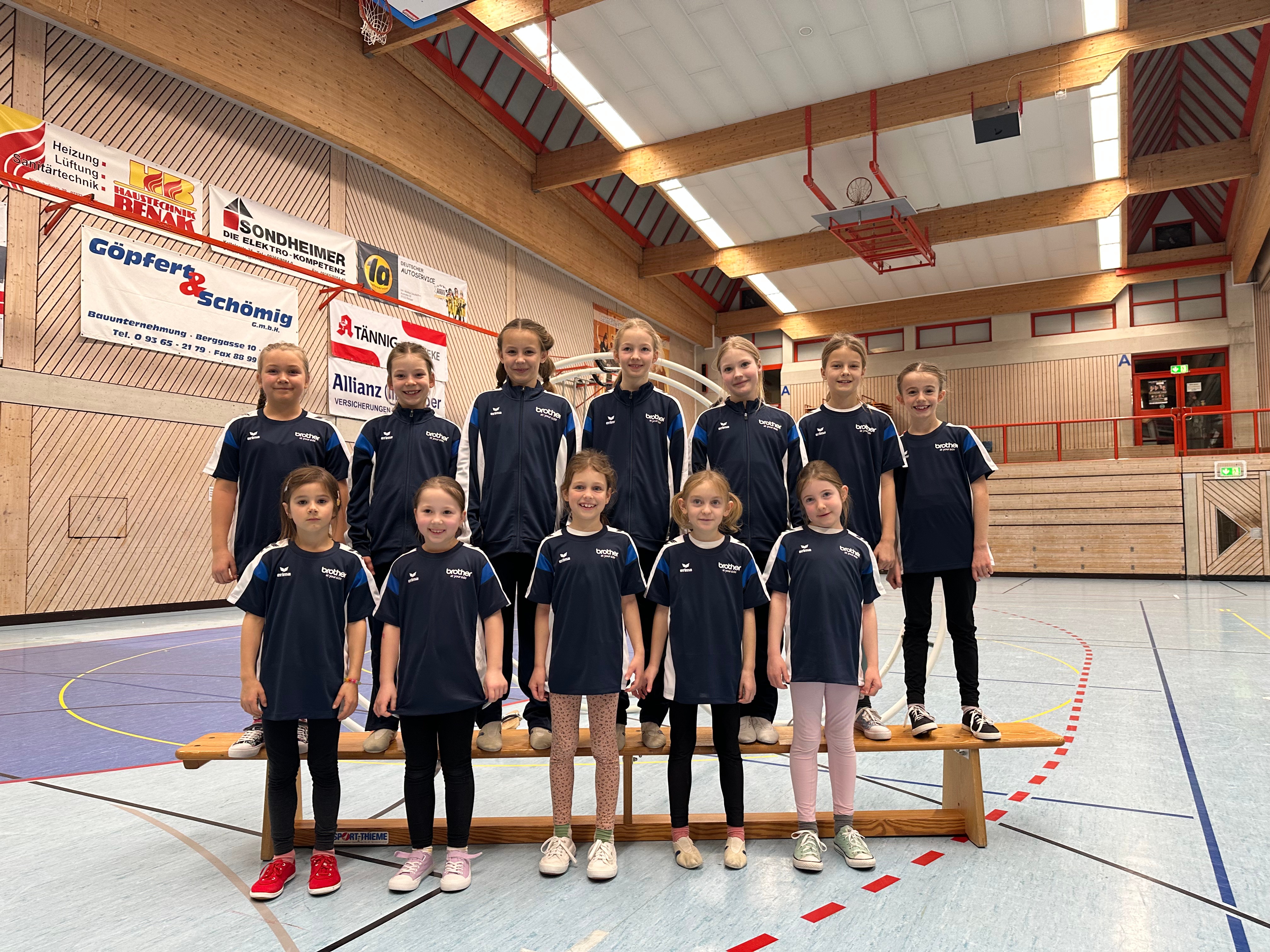 Landesklasse-Turner Nachwuchs des ASV Rimpar