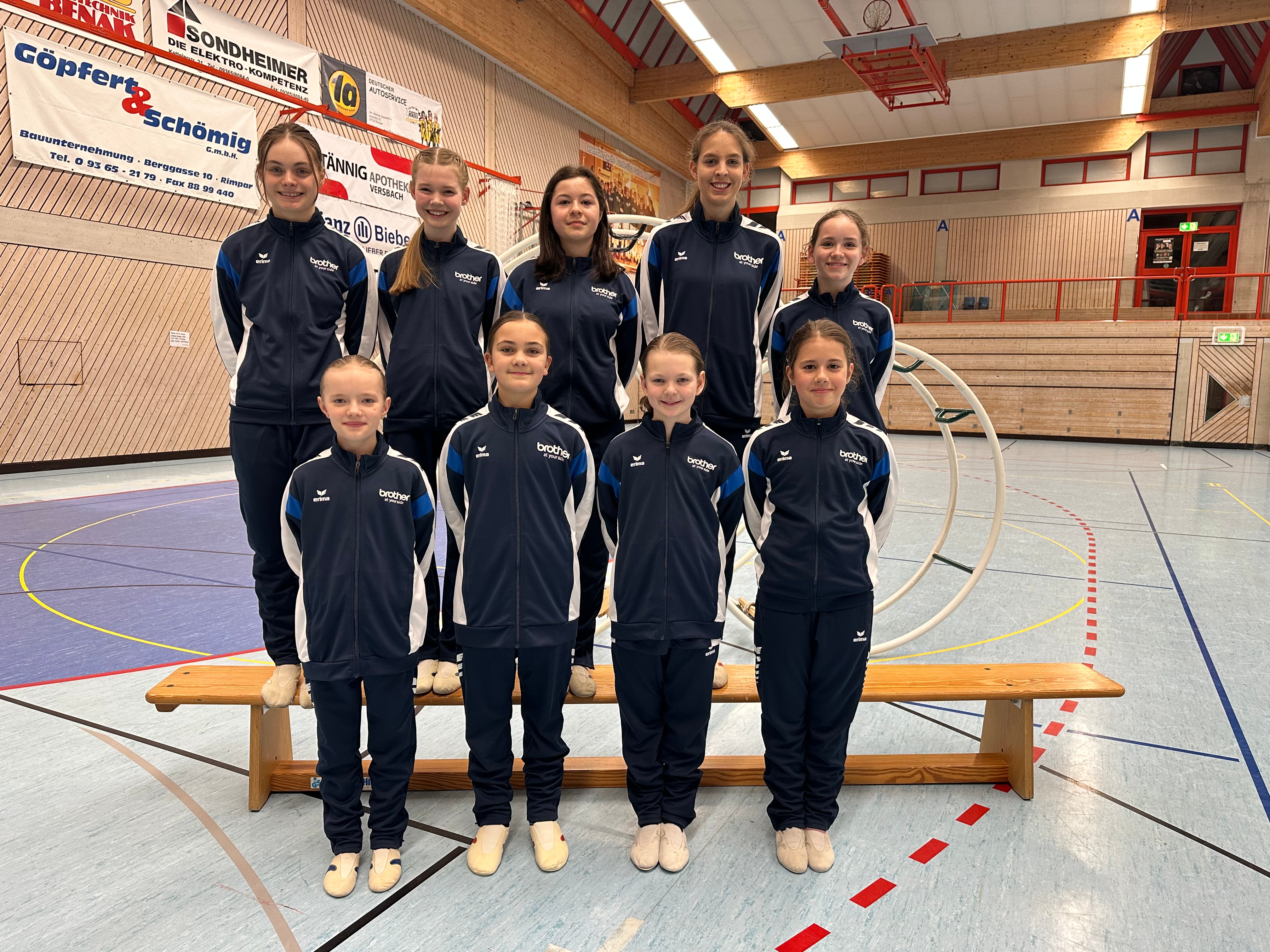 Landesklasse-Turner Jugend und Erwachsene des ASV Rimpar